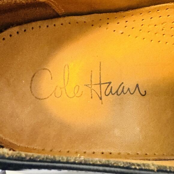 Cole Haan Shoes Mens 11 Black Leather Cap Toe Derby Oxford Lace Up Dress Classic main image 10